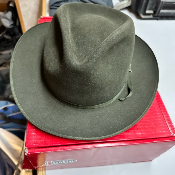 Stetson Stratoliner hat in Sage 7 5/8 NWT - Picture 4 of 7